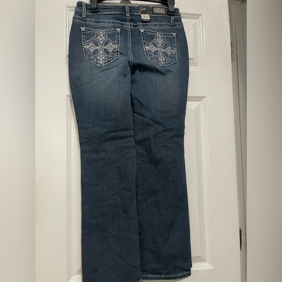 Earl Jeans Dark Blue Straight Leg Women's Jeans - Picture 2 of 2